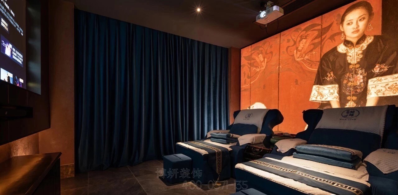 杭州裝修公司,足浴店裝修,杭州裝修公司,設計裝修案例