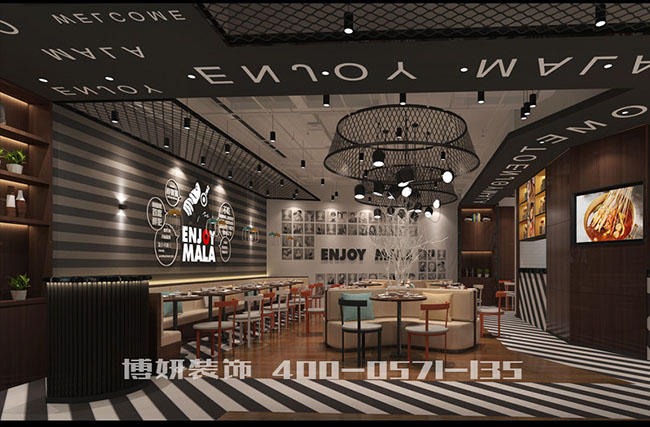 杭州餐廳裝修,杭州餐廳裝修案例,杭州餐飲店裝修,特色餐廳裝修