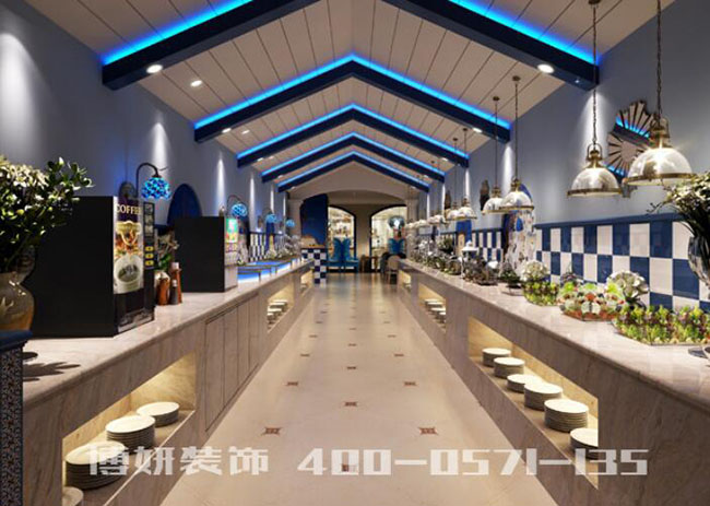 牛排自助餐廳裝修,杭州自助餐廳裝修,自助餐廳裝修,杭州牛排自助餐廳裝修